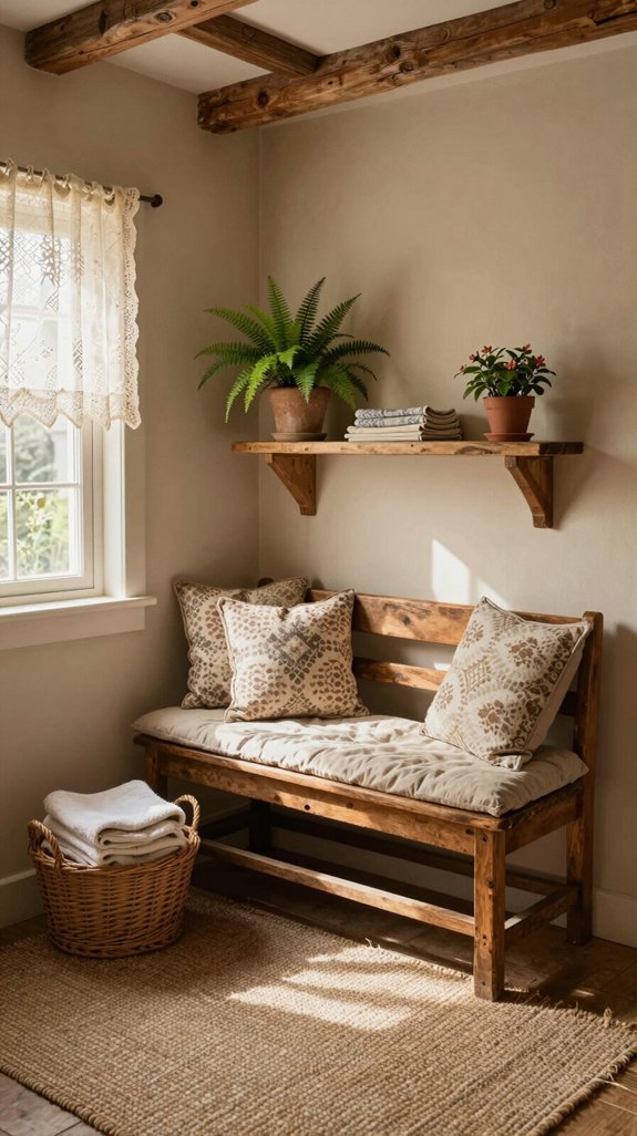 cozy corner with seating