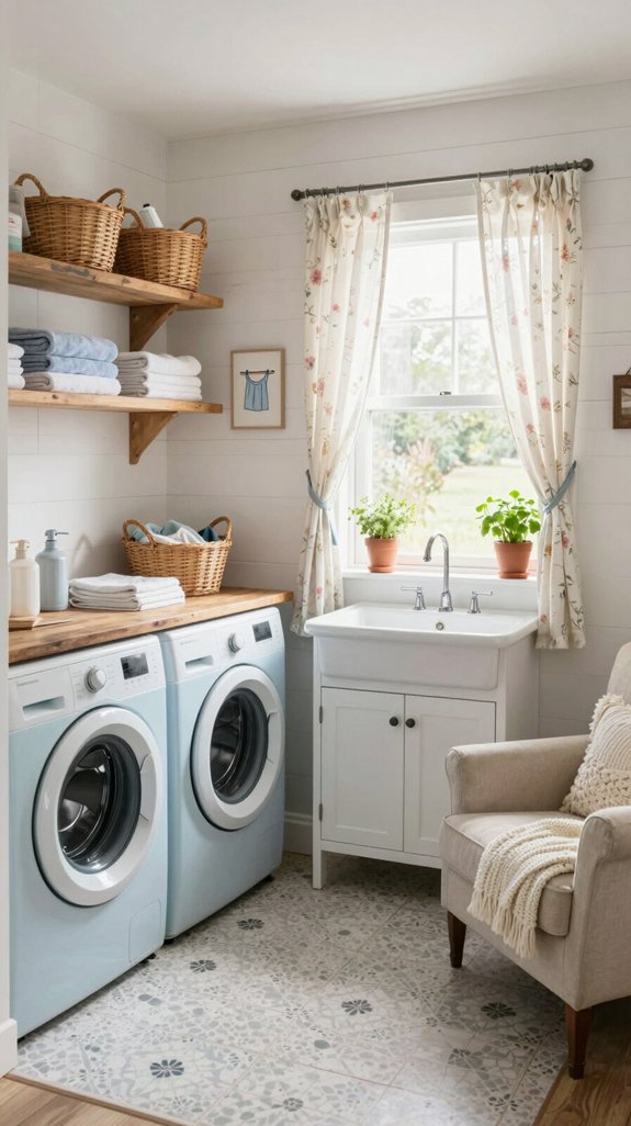 cozy cottage laundry transformation