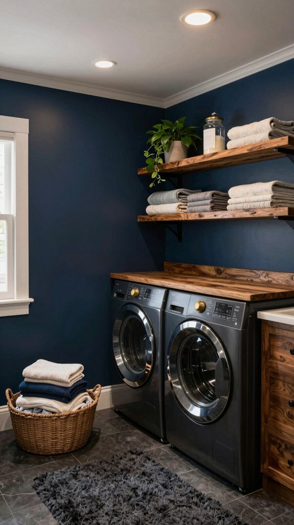 cozy dark laundry inspiration
