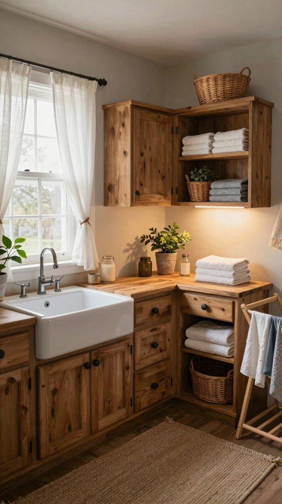 cozy laundry room lighting options