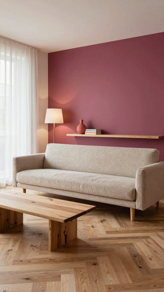 Magenta Color Pairings That Bring Energy to Interior Spaces 10 cozy magenta wood harmony