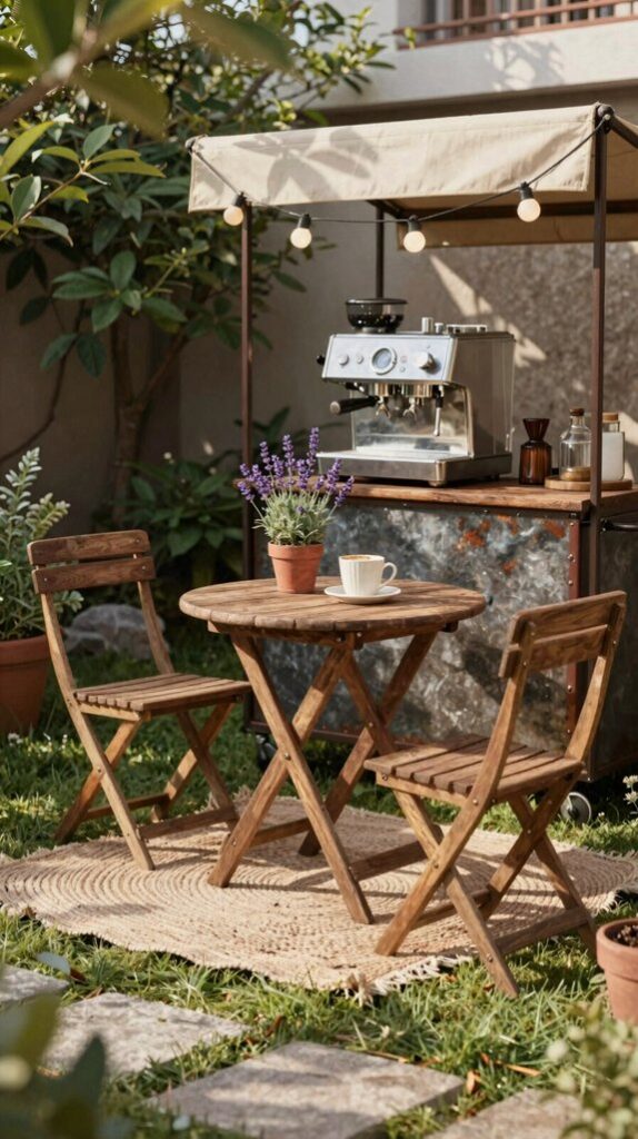 cozy outdoor coffee ideas