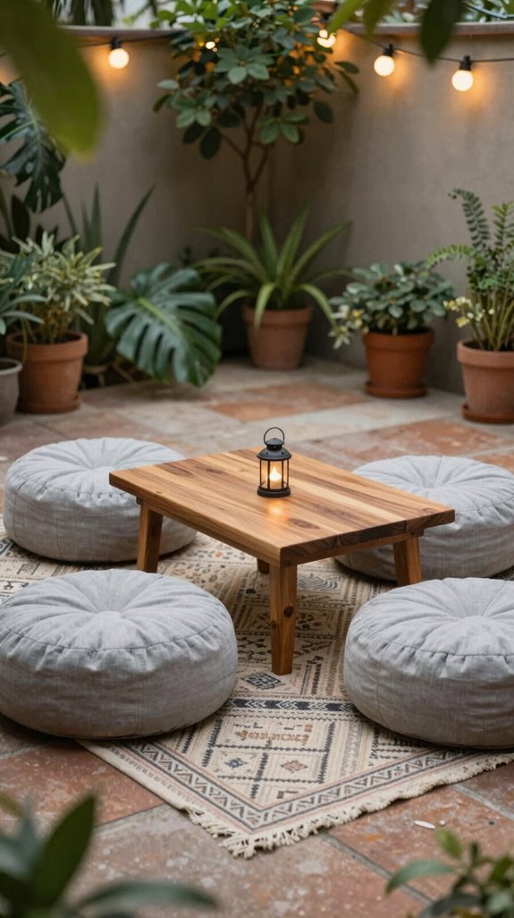 cozy patio coffee nook