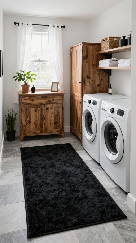 cozy stylish laundry retreat