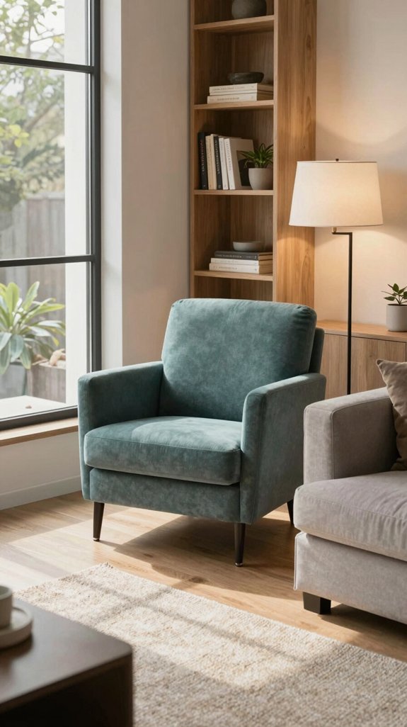 cozy stylish reading nook