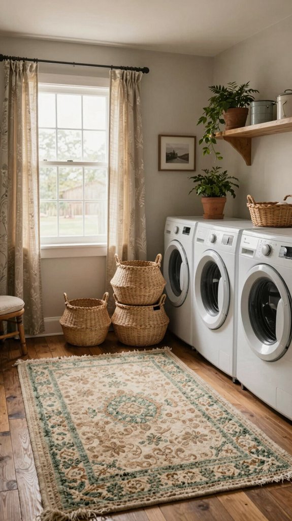 cozy textiles enhance warmth