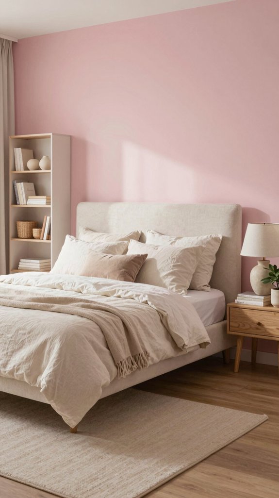 Colors That Complement Pink Walls 5 creamy beige pink elegance
