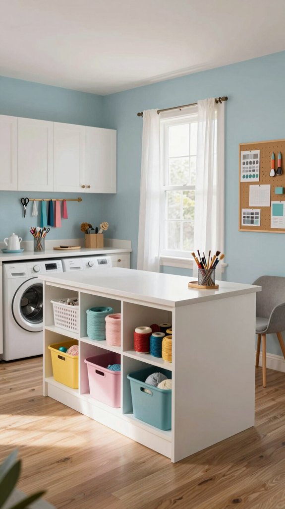 creative laundry room transformation
