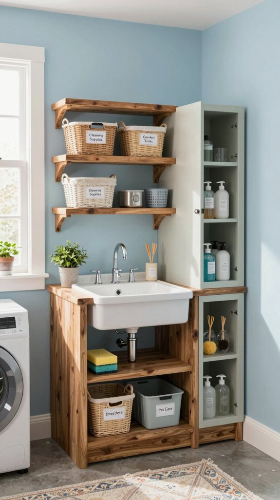 16 Laundry Room With Utility Sink Ideas 6 creative utility sink storage