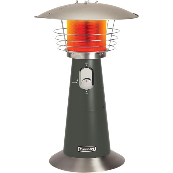 10 Best Propane Patio Heaters That Turn Your Backyard Into a Cozy Oasis 2 cuisinart 11 000 btu patio heater