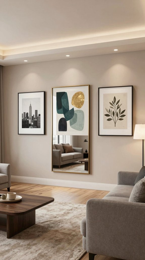 curated wall art integration