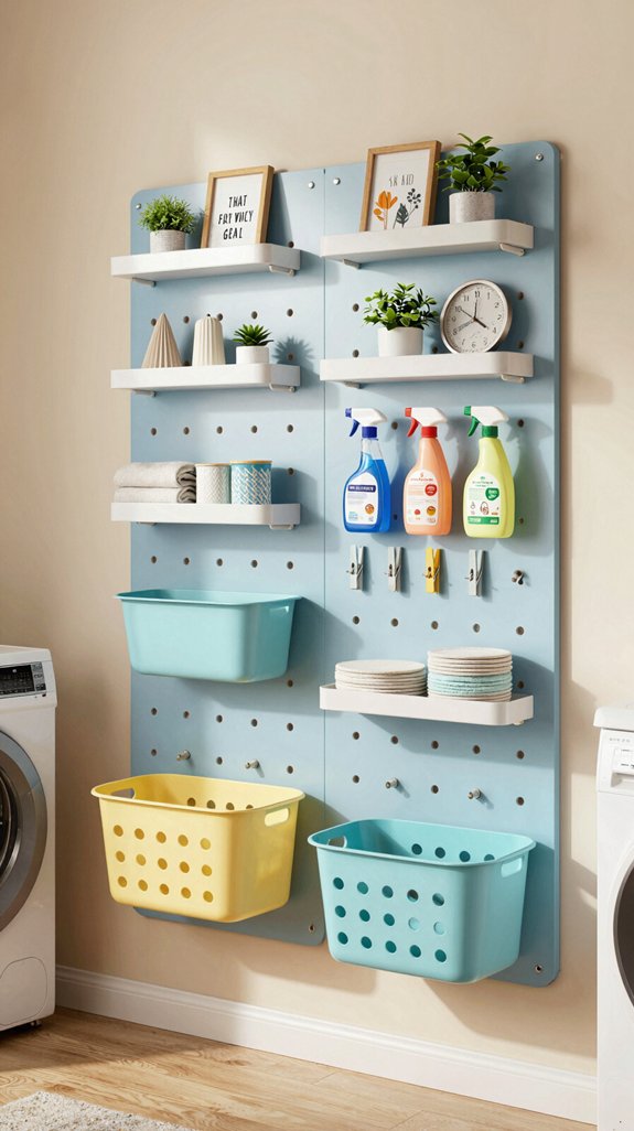 customizable laundry room organization