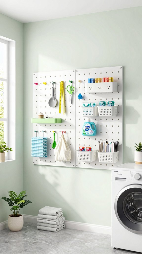 customizable pegboard storage solution