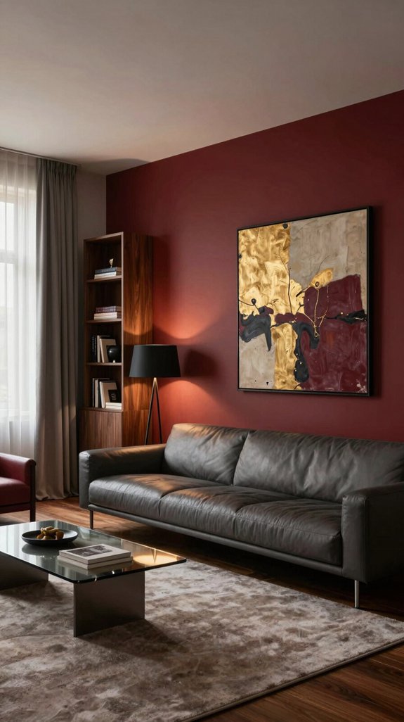 dark red interior guidance