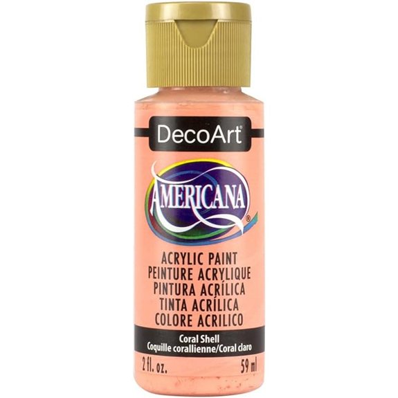 10 Best Coral Interior Wall Paints to Transform Any Room’s Vibe 9 decoart 2 ounce coral shell