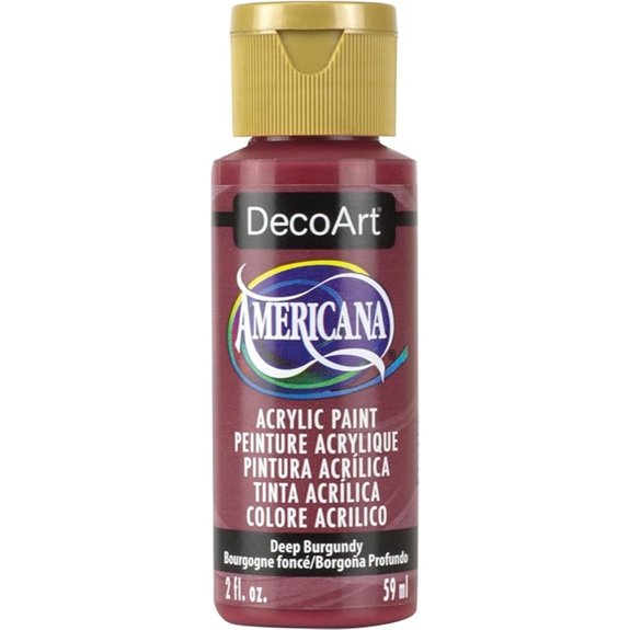 decoart deep burgundy paint