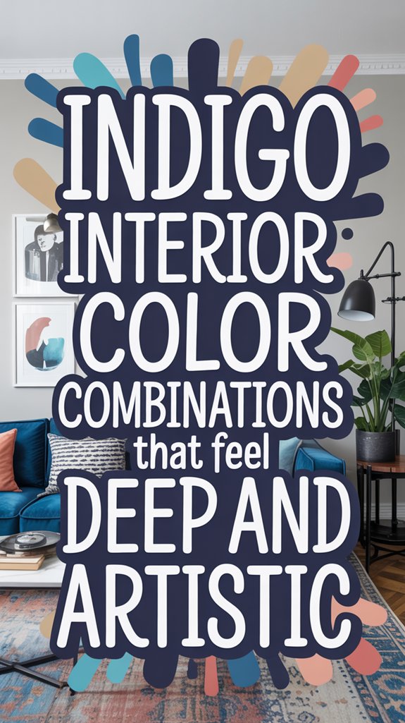 deep artistic indigo interiors