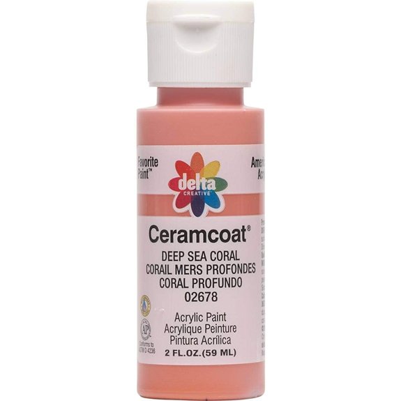 10 Best Coral Interior Wall Paints to Transform Any Room’s Vibe 5 delta creative acrylic paint