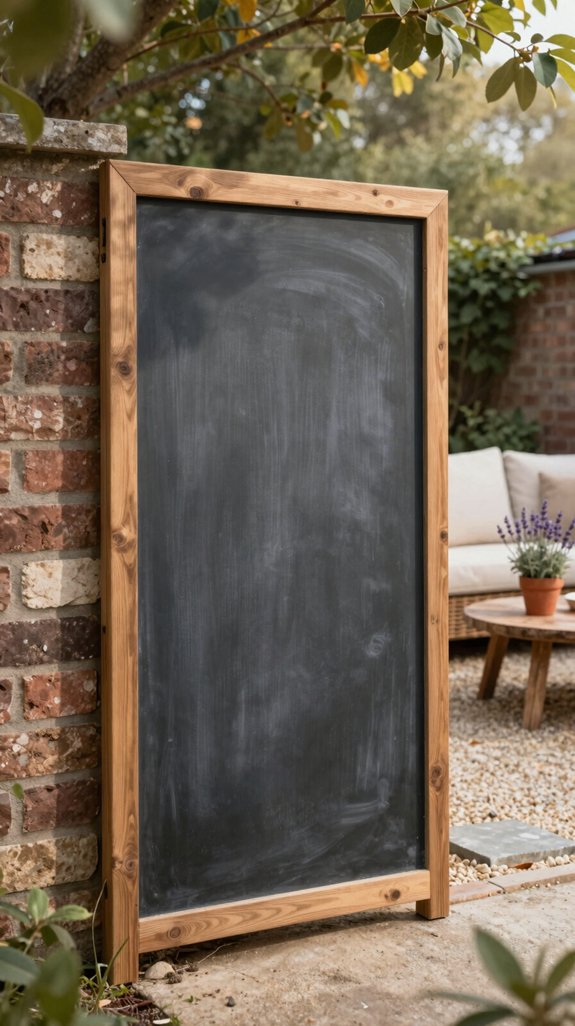 diy chalkboard wall solution