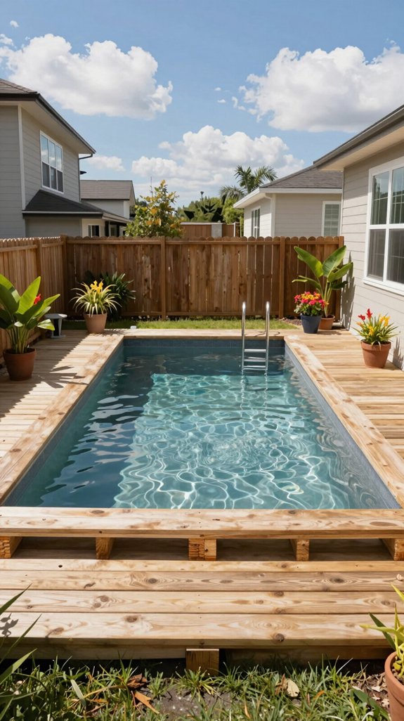 diy pallet pool oasis