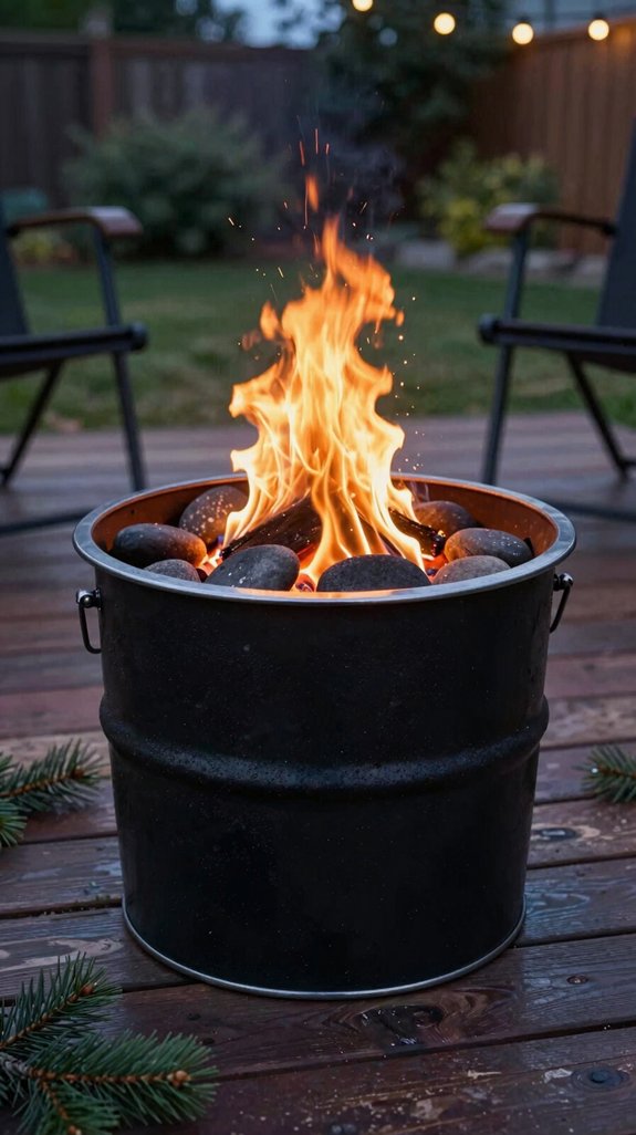 21 DIY Backyard Firepit Ideas for Cozy Outdoor Nights 21 diy steel bucket fire pit