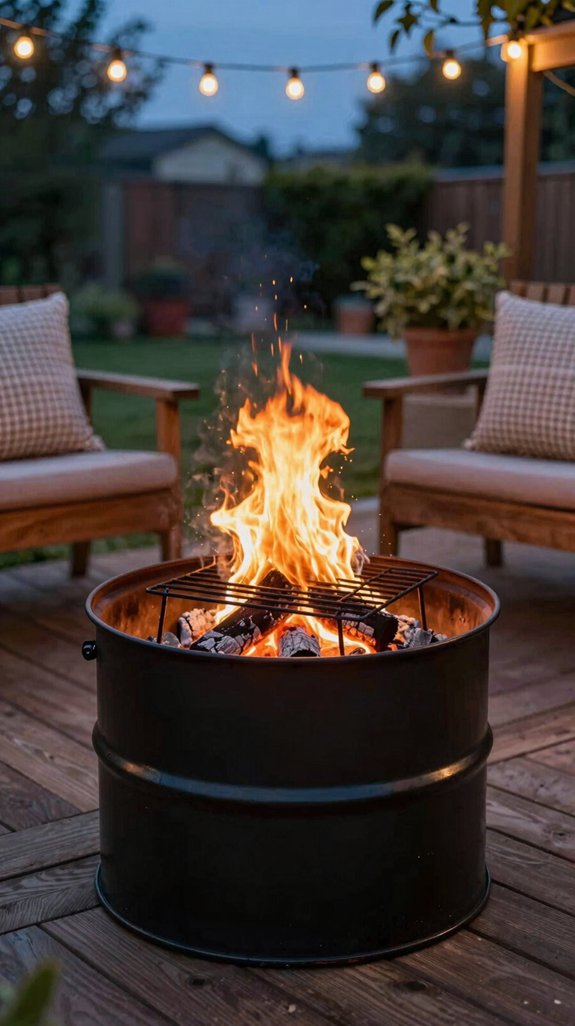 21 DIY Backyard Firepit Ideas for Cozy Outdoor Nights 5 diy steel drum fire pit