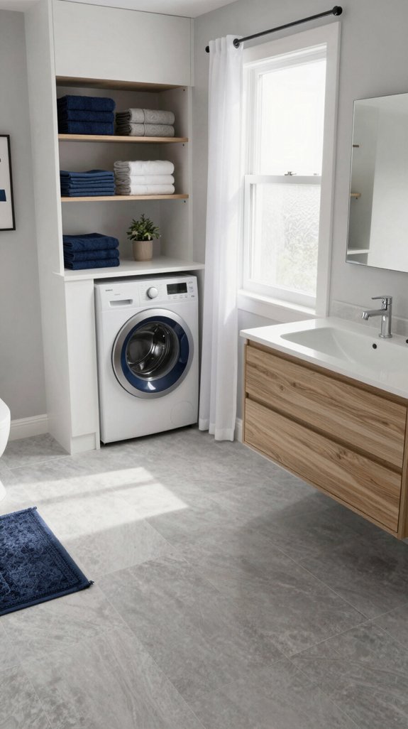 durable stylish bathroom flooring