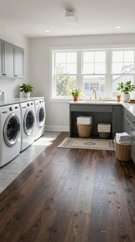 durable stylish laundry flooring