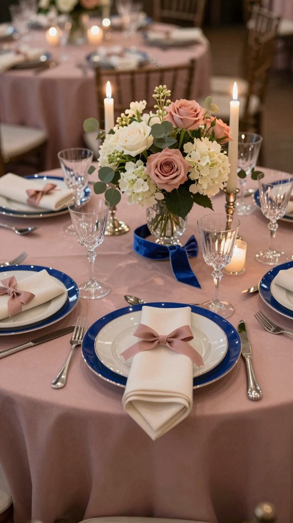 dusty rose royal elegance