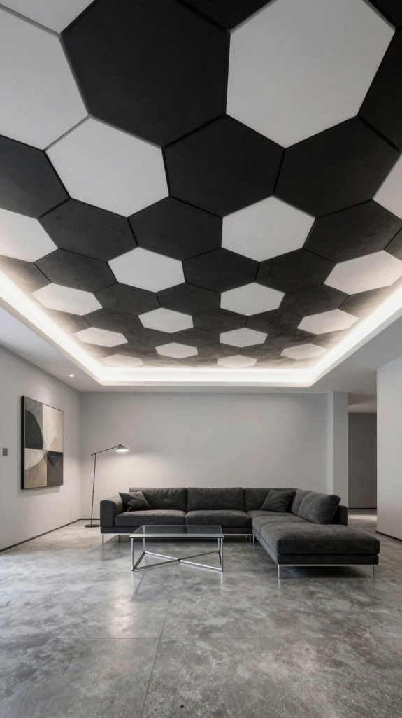 21 Modern Ceiling Design Ideas for Living Rooms - Home Stylistica