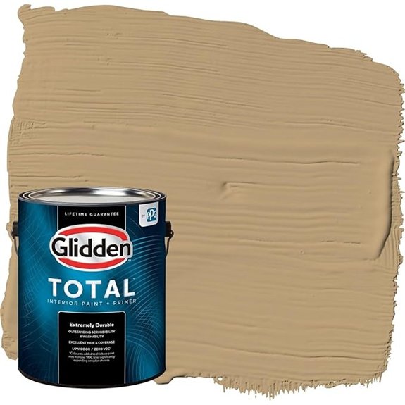 earthy ocher beige paint