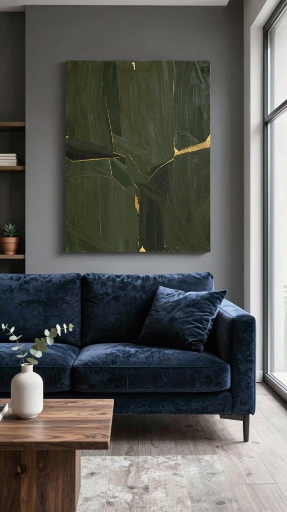What Colour Goes With Dark Blue? 11 Elegant Pairings for Timeless Style 6 earthy olive blue elegance