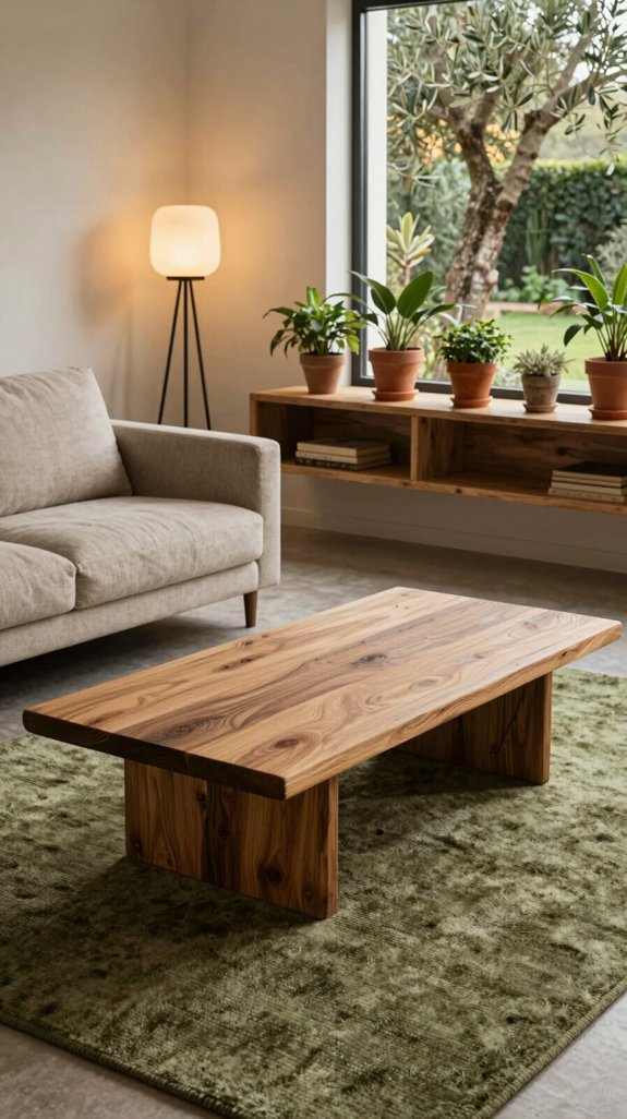 Olive Green Interior Color Pairings That Feel Natural and Relaxed 7 earthy wood olive harmony