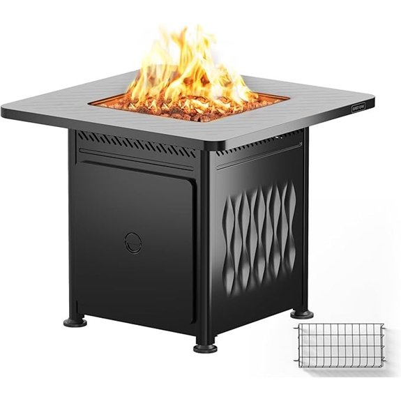 10 Best Fire Pit Tables That Ignite Outdoor Gatherings 10 east oak fire pit east oak fire pit table