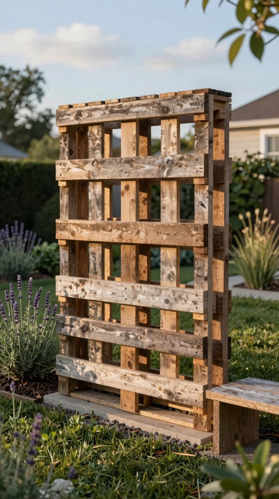 eco friendly reclaimed pallet fencing