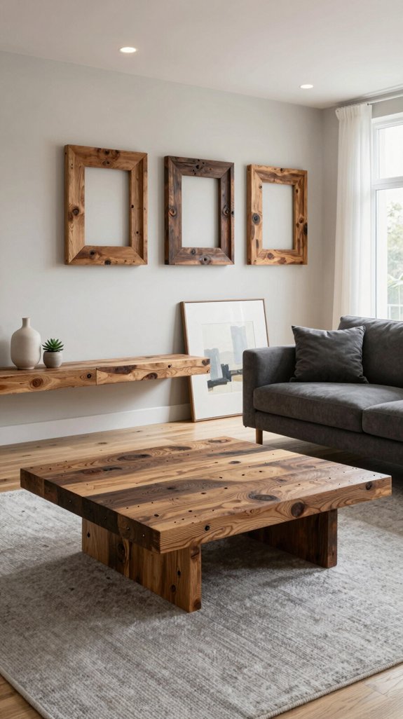 eco friendly reclaimed wood accents
