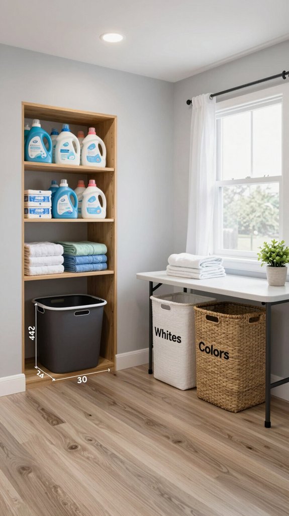 efficient laundry basket dimensions