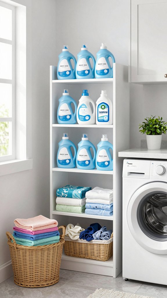 efficient laundry organization system
