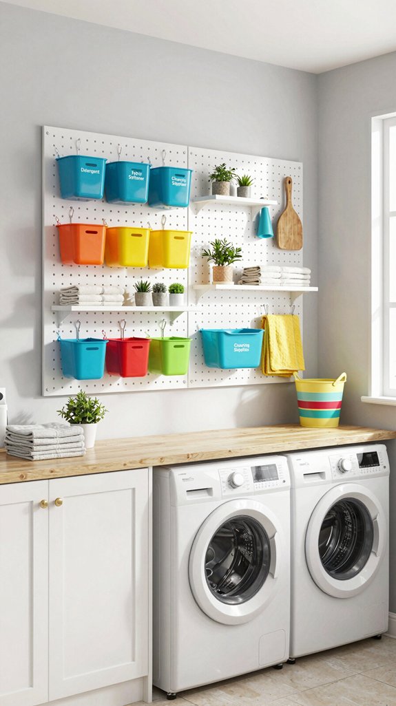 efficient laundry room organization