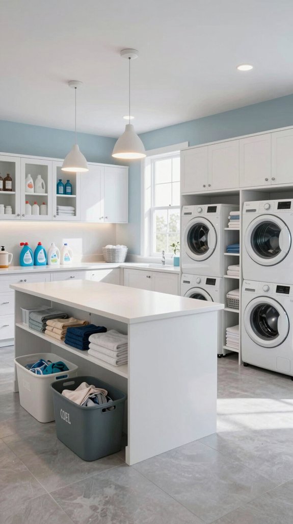 efficient laundry room organization