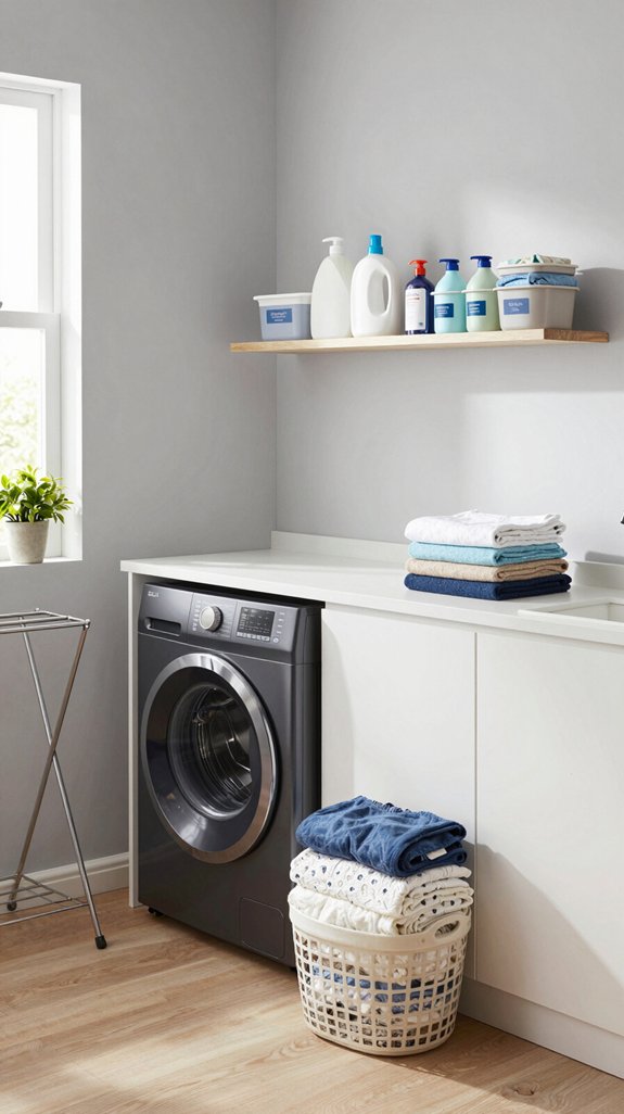 efficient laundry room workflow