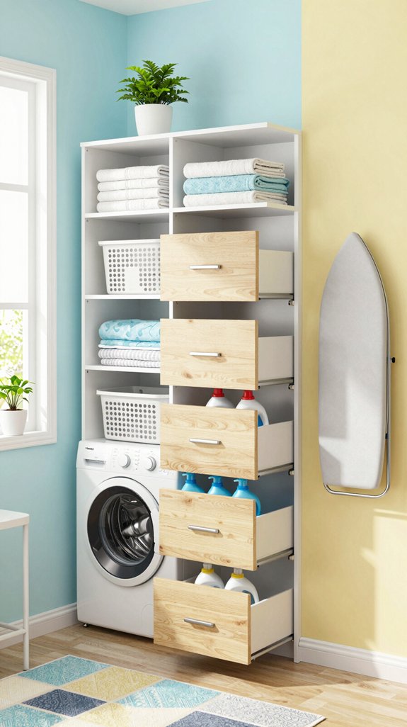 20 Fun Laundry Room Ideas to Make Chores Better 4 efficient modular storage solutions