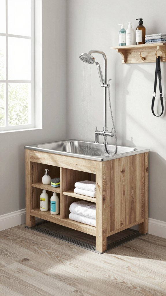 14 Dog Washing Station in Laundry Room Ideas 11 efficient pet washing station