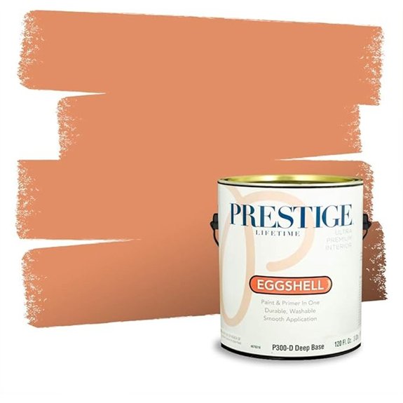 eggshell apricot interior paint