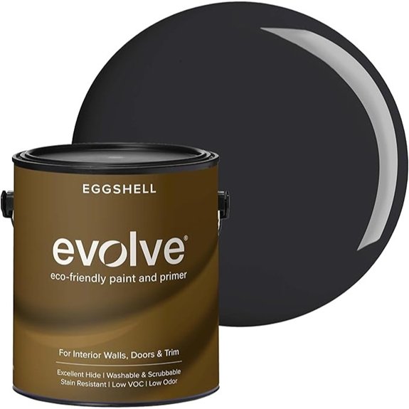 eggshell black iron paint