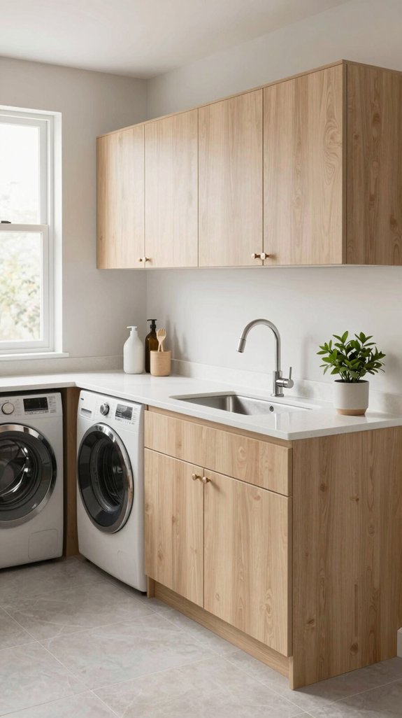 elegant functional laundry design