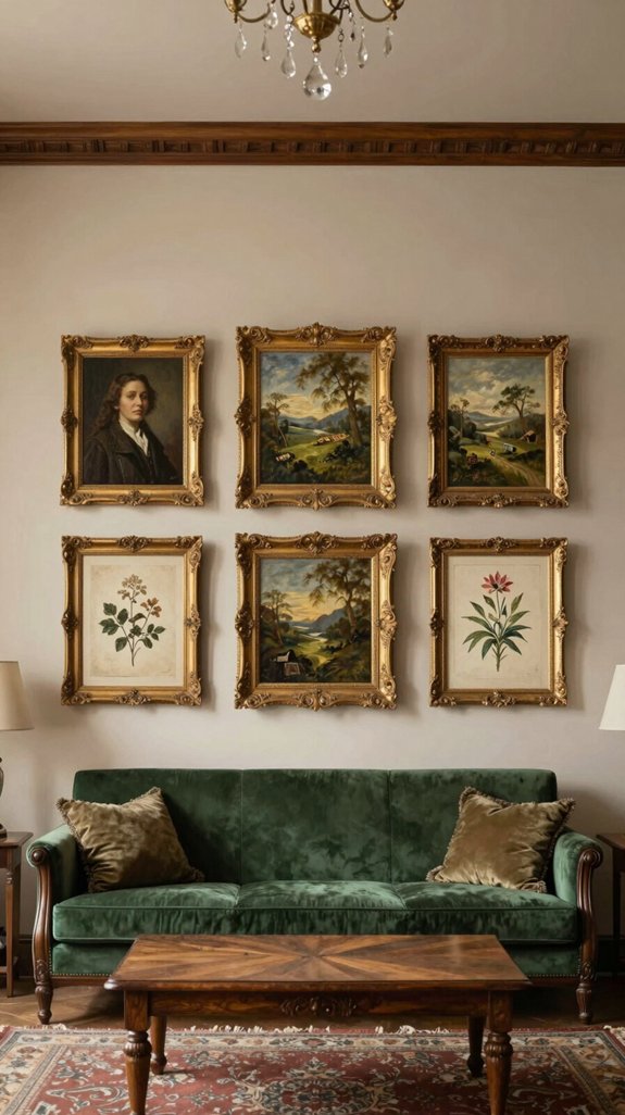 elegant gallery wall design