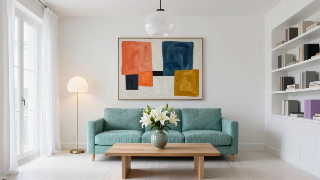 elegant hues complementing white