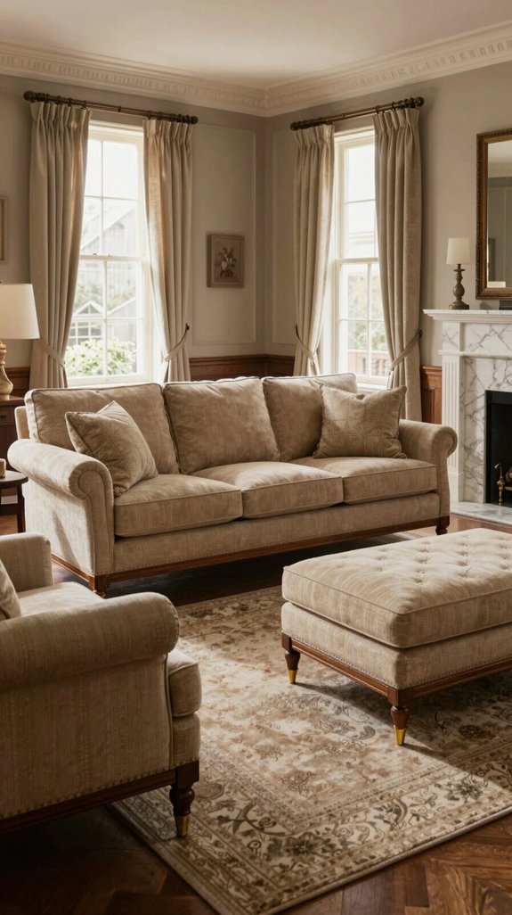 elegant modular seating arrangement