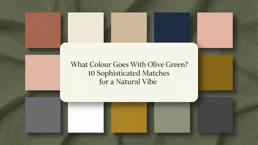 elegant olive color pairings